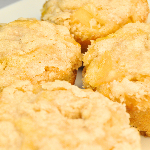 Peach Cobbler Muffins 