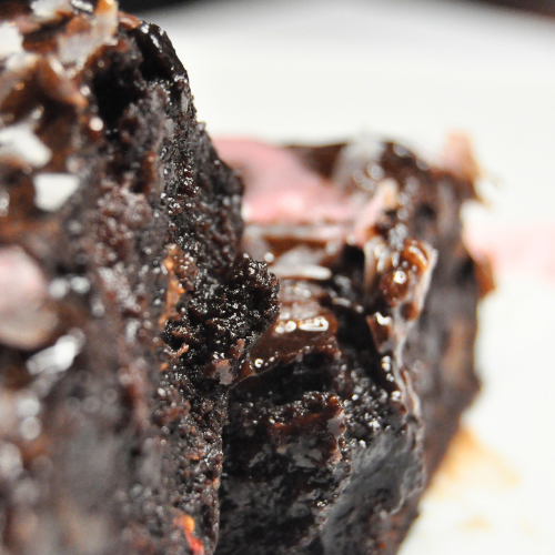 Fudgy Strawberry Brownies
