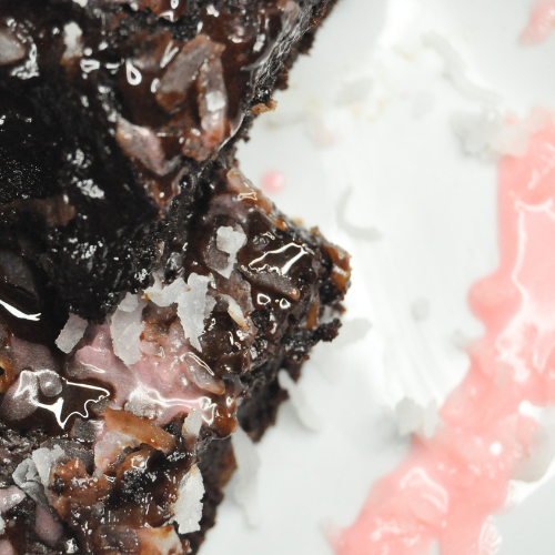 Fudgy Strawberry Brownies