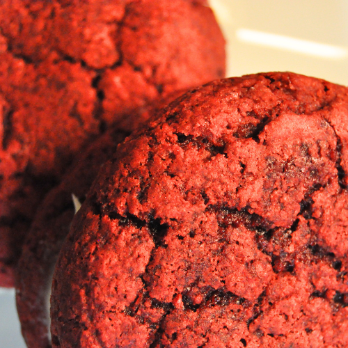 Red Velvet Sandwich Cookies 