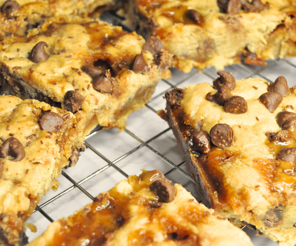 5 Ingredient Chocolate Toffee Bars