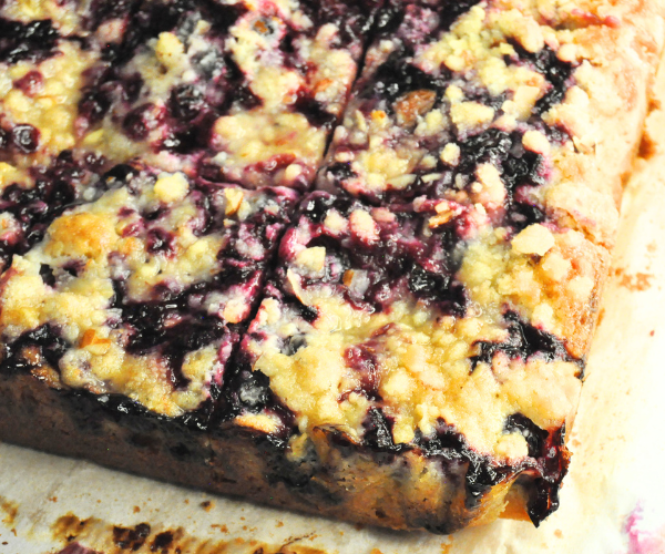 Blueberry Almond Coffee Cake 