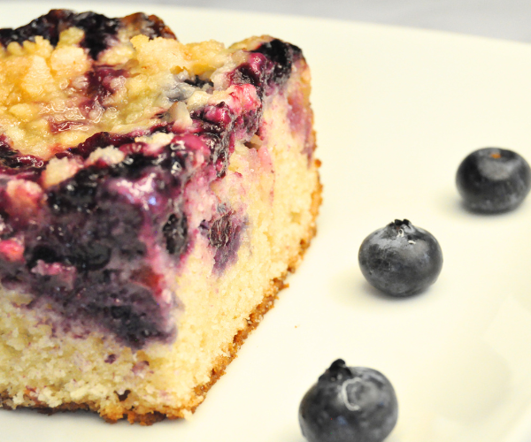Blueberry Almond Coffee Cake 