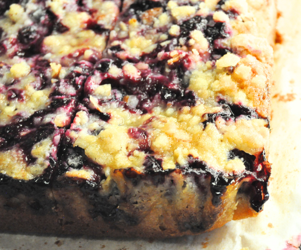 Blueberry Almond Coffee Cake 