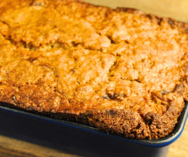Vegan Banana Maple Pound Cake 