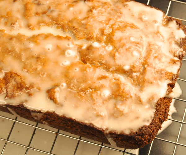 Vegan Banana Maple Pound Cake 