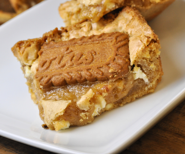 Easy Biscoff Cookie Butter Blondies – Loaded with Cookie Butter Flavor