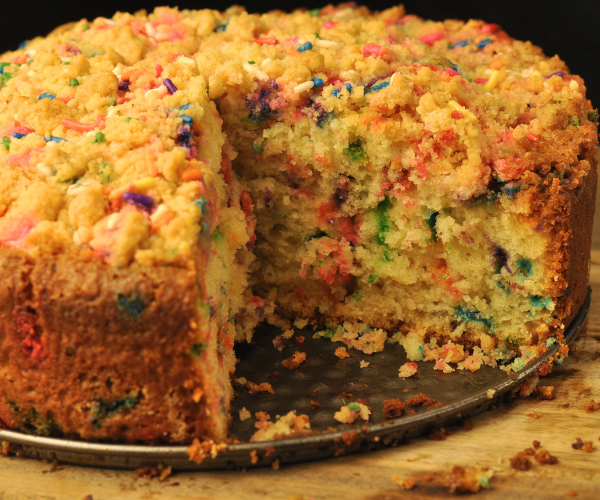 Vanilla Birthday Coffee Cake Recipe