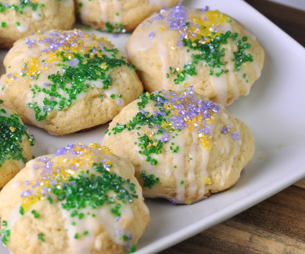 New Orleans Inspired King Cake Cookies Recipe